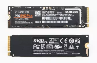 два NVMe SSD формата M.2 — лицевая и обратная сторона